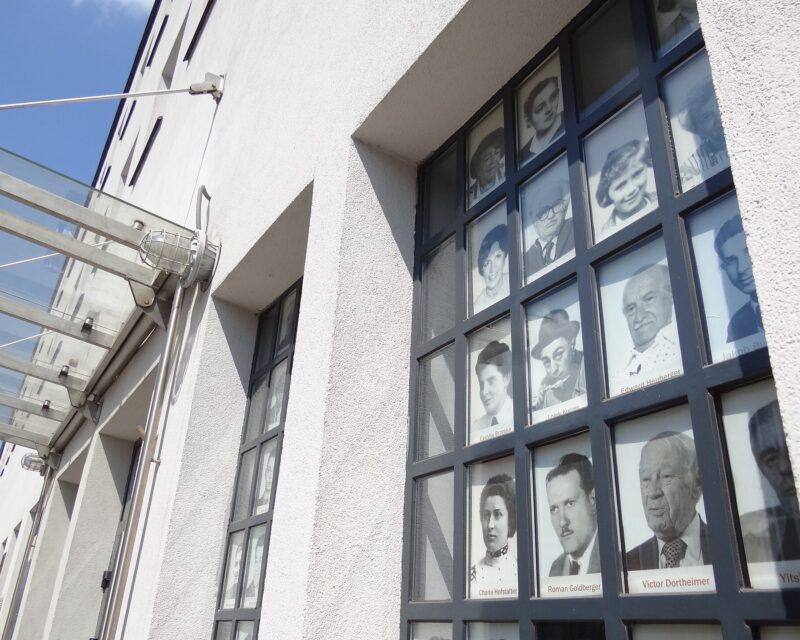Facade of Oskar Schindler's Enamel Factory in Kraków
